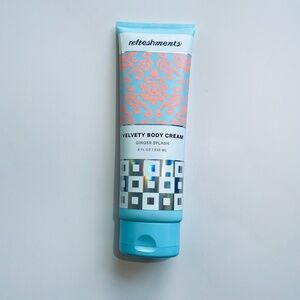 Body Cream Velvety  8 Oz. REFRESHMENTS